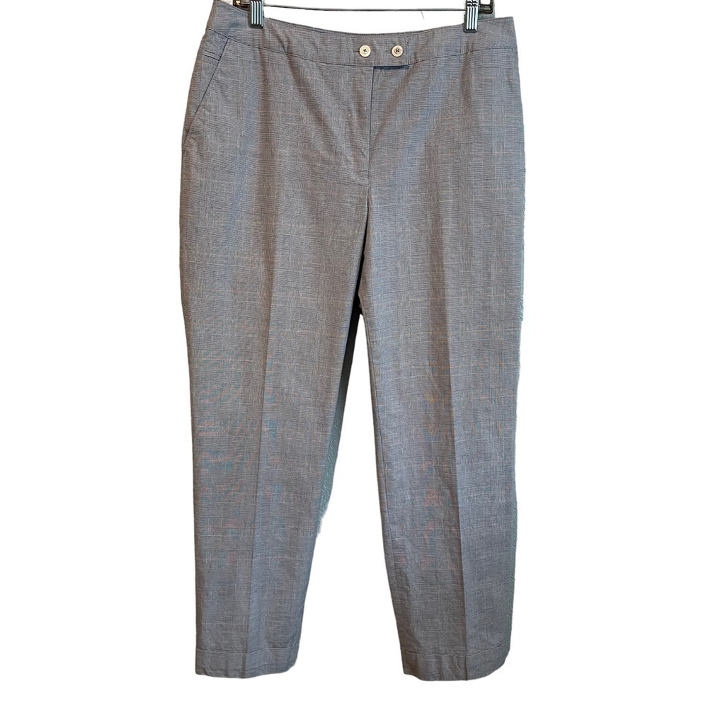 Bobby Jones Plaid Ankle Cropped Dress Pants Women's Size 10